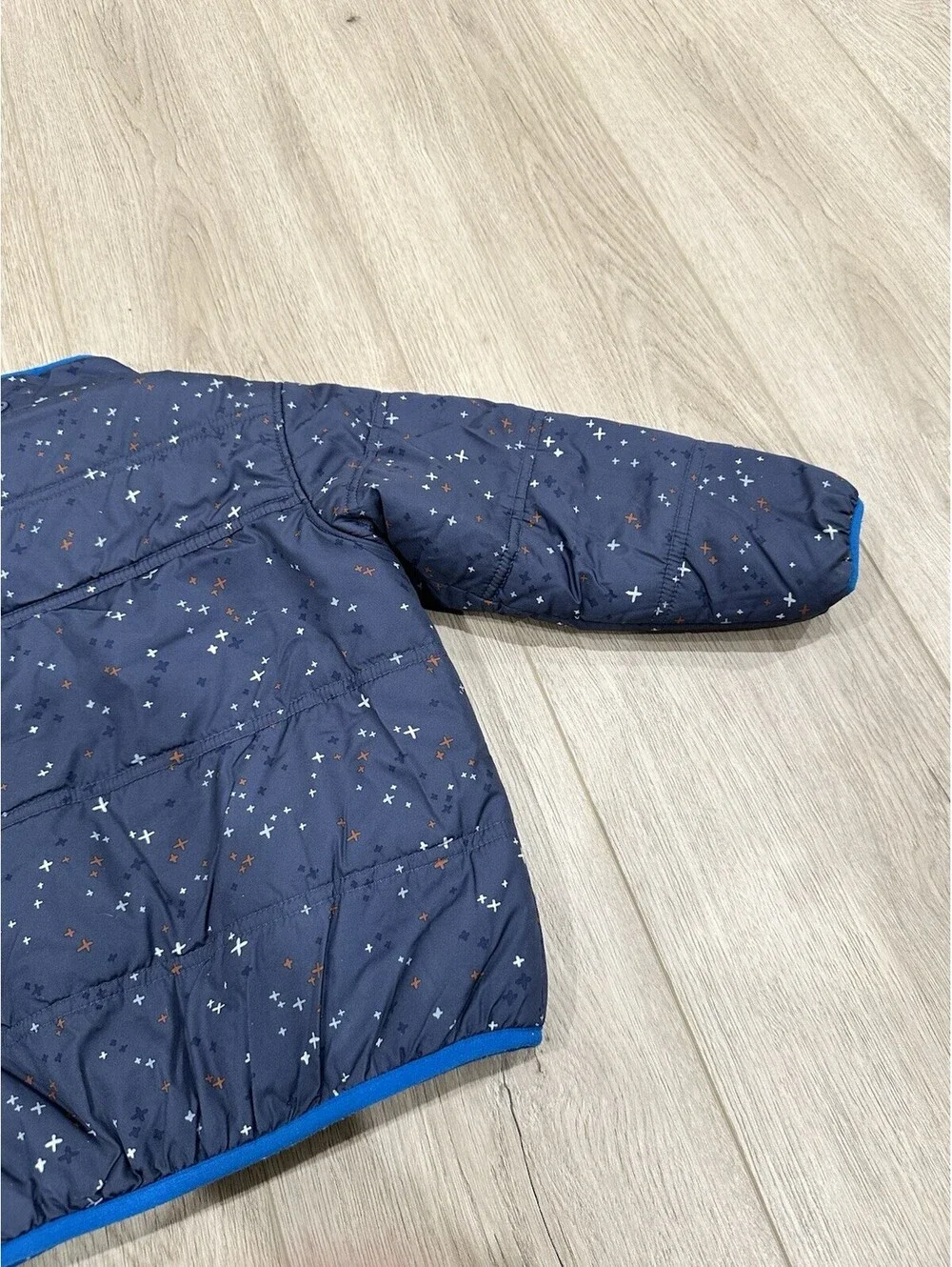 Patagonia Reversible Tribbles Jacket Toddler Boy Sherpa Puffer Coat 3T